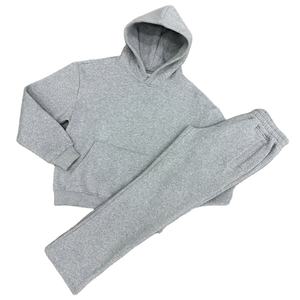 Survêtement personnalisé pour hommes en coton épais 2 pièces ensembles pantalons de survêtement et sweats à capuche ensemble de jogging vêtements de sport pour hommes survêtements - Product Image 1