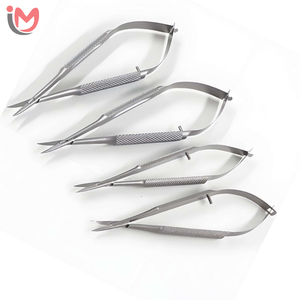 Beauty Micro Dissecting <b>Curved</b> Spring <b>Scissors</b> 14.5CM Stainless Steel Manual Instrument Set Tegra Surgical OEM Wholesale - Product Image 4
