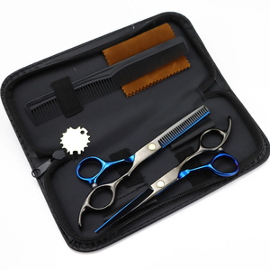 Kits de tijeras para cortar cabello, 25 juegos de tijeras de peluquería de acero inoxidable, tijeras profesionales para entresacar cabello para barberos - Product Image 1