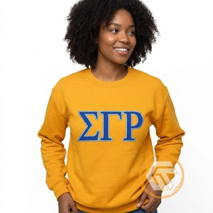 Sweat-shirt Femme Haute Qualité en Coton Molletonné Écologique 500g Sigma Gamma Rho, Broderie Frontale, Respirant, Couleur Unie, Automne Hiver - Product Image 4