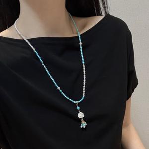 Xiaohongshu Recommends Natural Baroque Freshwater Pearl Necklace High-End Light Luxury Long <b>Sweater</b> <b>Chain</b> <b>Fashionable</b> - Product Image 4