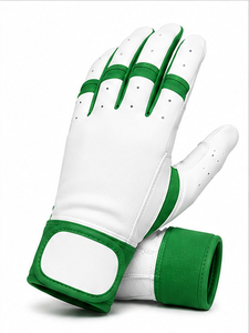 High Quality Custom Baseball Batting Gloves Premium <b>Leather</b> Long <b>Cuff</b> Padded <b>Wrist</b> Support Comfortable Grip Adult Youth Team - Product Image 5