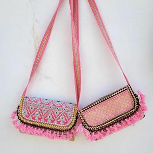 Handicrafts Long <b>Strap</b> <b>Bags</b> Customize Fashionable Girls <b>Bag</b> Eco Friendly Lightweight Cotton Embroidery <b>Bags</b> Latest Collection - Product Image 2