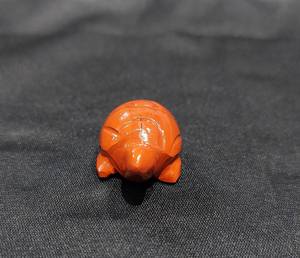 Sculpture de tortue en jaspe rouge, pierre naturelle de guérison, figurine d'animal spirituel, cristal, énergie Reiki, décoration, cadeau - Product Image 2