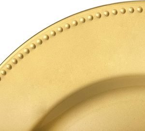 Plato Decorativo de Lujo, Base Redonda para Platos de Cena, para Recepciones de Boda, Banquetes, Decoración de Mesa de Hotel - Product Image 2