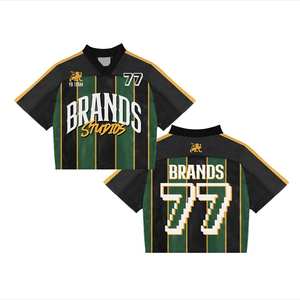 Camiseta Deportiva de Malla de Poliéster con Logotipo Personalizado, Estilo Vintage, Corte Holgado, Sublimación, para Fútbol, Baloncesto - Product Image 1