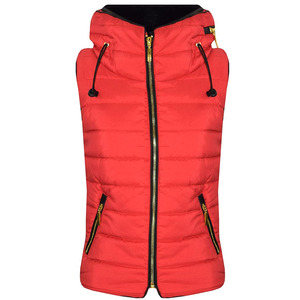 Gilet matelassé épais en coton pour femme, personnalisé, avec fermeture éclair, pour l'hiver, décontracté, vente en gros - Product Image 5