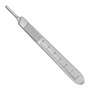 Cuchilla Quirúrgica de Acero Inoxidable con Escala, Soporte para Cuchillas Quirúrgicas, Mango para Cuchillo Quirúrgico Dental - Product Image 1