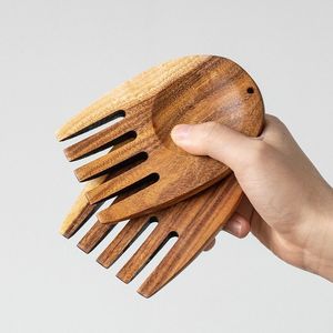 Artisan Wooden <b>Salad</b> Tossing <b>Tool</b> for Serving Eco Style Wooden <b>Salad</b> Mixer for Daily Cooking - Product Image 2