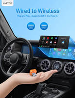 4-in-1 Kabelloser Carplay-Adapter Android Auto Mirror Link Dongle Airplay Plug & Play Auto-Verbindung Video-Empfänger Schnittstelle