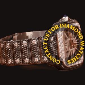 New Arrival Moissanite Black Diamond Square Case Skeleton Dial Luxurious Fashion Business Mechanical Shiny Custom Hip Hop Watch - Product Image 4