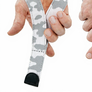 Sangles de musculation blanches camouflage pour haltérophiles, support de poignet pour tractions, sangles de force robustes pour entraînement intensif - Product Image 3