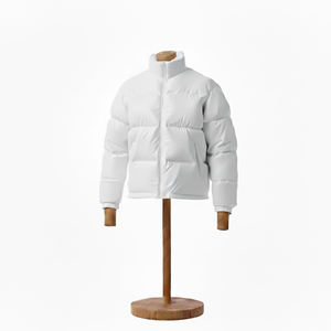 Veste matelassée imperméable à capuche en duvet de canard 90 % pour homme et femme, vente en gros personnalisée - Product Image 6