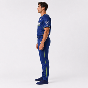 Vêtements de sport professionnels pour équipes, dotés d'un matériau léger et respirant, pour les entraînements de club, uniformes de baseball et les matchs de compétition. - Product Image 3