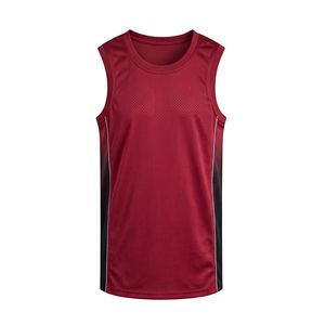 Maillot de basket à col rond vert forêt et noir, motif uniforme d'équipe, en maille polyester respirante et à séchage rapide, sans manches - Product Image 3