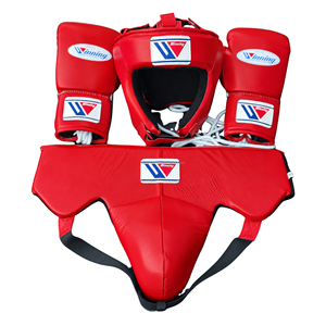 Ensemble de gants de boxe pour adultes Winning en cuir noir 14oz 12oz 10oz 08oz à lacets, séchage rapide, évacuation de l'humidité, pour le kick-boxing et les arts martiaux - Product Image 3