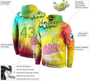 Sudadera con Capucha de Uniforme de Béisbol, Logotipo Personalizado, Nombre y Número, Impresión por Sublimación Transpirable, Fabricación OEM/ODM - Product Image 4