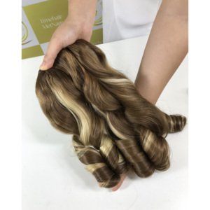 Cabello virgen 100% vietnamita de doble punta para rizos voluminosos, colores personalizados, 22'', 24'', 26'', precio mayorista, pedido personalizado - Product Image 5