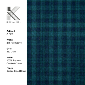 ผ้าแฟลนเนลทอจากเส้นด้ายฝ้ายแท้ 100% ลายย้อมสี ดีไซน์ใหม่ล่าสุดปี 2025 สำหรับเสื้อเชิ้ตผู้ชายและเสื้อผ้าลำลอง - Product Image 1