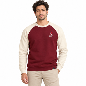 Sweat-shirt pour homme personnalisé, col rond, coupe ample, tissu en coton et polyester, silhouette décontractée, mode streetwear moderne, OEM - Product Image 1