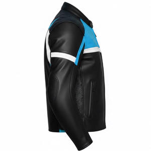 Chaqueta de Motociclista de Cuero Unisex de Alta Calidad, Impermeable, Transpirable, Estampada, de Cordura, Personalizable - Product Image 3
