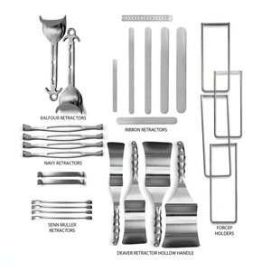Juego de Cirugía Abdominal y Laparotómica Premium de 197 Piezas – Instrumentos Quirúrgicos Médicos de Acero Inoxidable de Grado Alemán - Product Image 5
