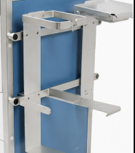 Chariot de rangement personnalisable en acier inoxydable pour mobilier hospitalier, équipement professionnel de santé pour laboratoires et salles, portable - Product Image 5