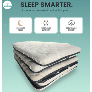 Factory Direct Orthopedic Mattress Topper Advanced Support Pressure Relief <b>Memory</b> <b>Foam</b> Topper for Back Pain Sleep Comfort - Product Image 6