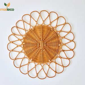 Vente en gros de sets de table ronds faits à la main en bambou de style classique écologique table à manger facile du Vietnam - Product Image 1