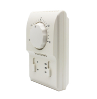 Telin AC303F HVAC Programlanamayan Fan Coil 3 Hızlı Termostat AC 230V Alev Geciktirici PC+ABS Endüstriyel Hastane Havalandırması