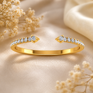 Women's Yellow Gold Rhodium Plated Diamond <b>Ring</b> Round Brilliant Cut Luxury Style Engagement Party Gift Jewelry - Product Image 1