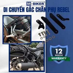 Ensemble de repose-pieds auxiliaires M-Biker Hond Rebel Series, accessoires pour moto - Product Image 2