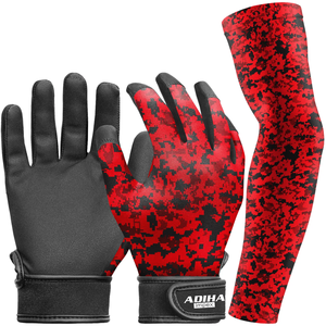 Guantes de Béisbol de Cuero Personalizables de Primera Calidad, Cierre de Gancho y Bucle, Palma Suave y Duradera, Agarre Antideslizante, Transpirables - Product Image 1