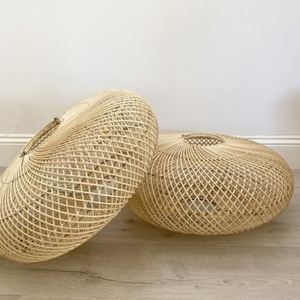 Modern Natural <b>Bamboo</b> Lampshade Woven Rattan Pendant Lamp Shade for Interior <b>Lighting</b> Design Home Hotel <b>Lighting</b> Decoration - Product Image 6