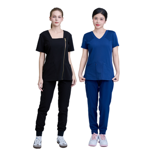 Ensemble de blouses médicales VN FACTORY pour femmes, infirmières, uniformes à jambes larges, vêtements d'hôpital de qualité supérieure, unisexe - Uniformes FMF OEM/ODM - Product Image 1