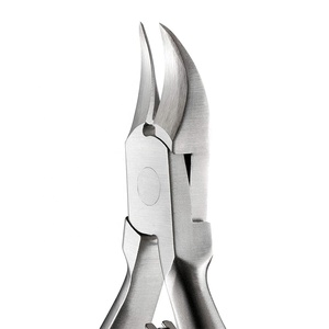 Hot Sale Wholesale Factory Sputterproof Cuticle Nippers Professional Stainless Steel Plastic Handle Wide Jaw Nail Clipper - Product Image 3