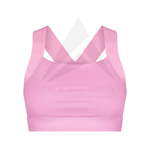 Soutien-gorge de sport OEM pour femme, haut d'entraînement sur mesure, tissu innovant, processus de production sous marque privée Impex - Product Image 1