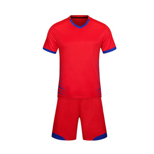 เซ็ตเสื้อกีฬาแขนสั้น2ชิ้นเสื้อและกางเกงขาสั้นสไตล์คอวีชุดกีฬา - Product Image 1