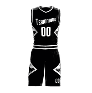 Maillot de basket-ball en polyester 180 GSM au design unique, uniformes d'équipe, séchage rapide, protection UV, col en V, sans manches, personnalisé par sublimation - Product Image 4