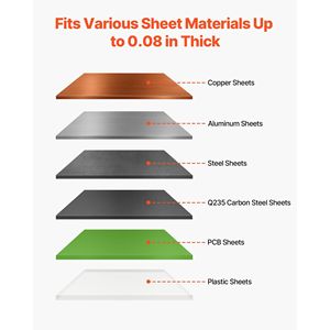 Cesoia Manuale da Banco da 39 Pollici per Lavorazione Lamiere Metalliche, Materiale Q235 di Alta Qualità - Product Image 6