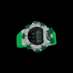 Custom DW6900 Compatible Iced Bezel Metal <b>Case</b> Luxury Stainless Steel Mod <b>Watch</b> for Men Premium Modern Luxury Design for Men - Product Image 1