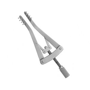SHAHZIK INTERNATIONAL ALM Rétracteur auto-serrant à 4 à 4,5 mm, à pointes semi-affûtées, en acier inoxydable, instrument chirurgical orthopédique CE - Product Image 4