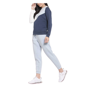 เสื้อสเวตเชิ้ตถักคอวีทรงลำลองแบบยูนิเซ็กซ์ สีสันตัดกัน ทรงปกติ - Product Image 2
