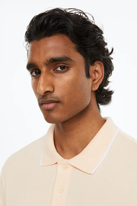 เสื้อโปโลผู้ชายแบบเรียบง่าย สวมใส่ได้ทุกวัน ผ้าฝ้าย ระบายอากาศได้ดี นุ่มสบาย แขนสั้น คอปก ติดกระดุม ใช้ได้ในชีวิตประจำวัน เหมาะสำหรับผู้ชาย - Product Image 5