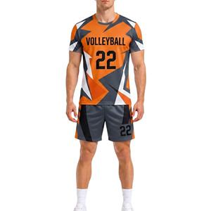 premium Men's <b>volleyball</b> uniforms Quick dry polyester jersey Sustainable printed sportswear Front logo <b>volleyball</b> shirt - Product Image 4