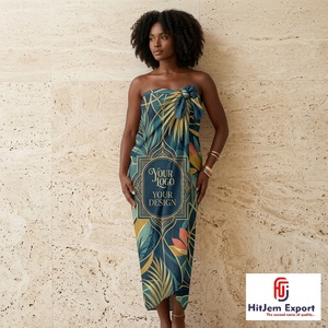Sarong Hawaïen Polynésien Imprimé Personnalisé, Paréo de Plage, Tenue de Vacances, Fabricant et Fournisseur de Tissus OEM ODM en Inde - Product Image 5