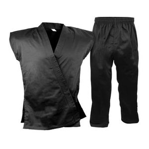 Best Quality Black And <b>White</b> Sleeveless <b>Men</b> Tank Top Mandarin Collar Knot Front <b>Vest</b> Casual Martial Arts Training Outerwear - Product Image 1