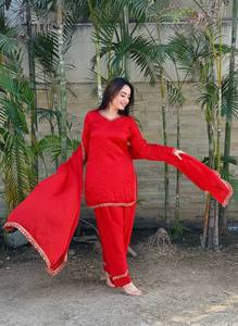 Designer Farsi Salawar <b>Set</b> Elegant Ethic wear Crafted in Classy Tones with premium satin fabric & Detailing - Product Image 4
