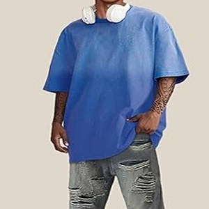 Camisetas 100% Algodón con Lavado Ácido, Cómodas, Nuevo Diseño, Secado Rápido, Camisetas con Lavado Ácido para Hombre, Diseño Nuevo, Camiseta Lisa con Lavado Ácido - Product Image 5