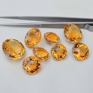 AAA Grade Naturel Citrine Dorée Pierre Précieuse À Facettes Checker Cut Certifié Meilleure Qualité Bijoux En Vrac pour Prix De Gros - Product Image 2